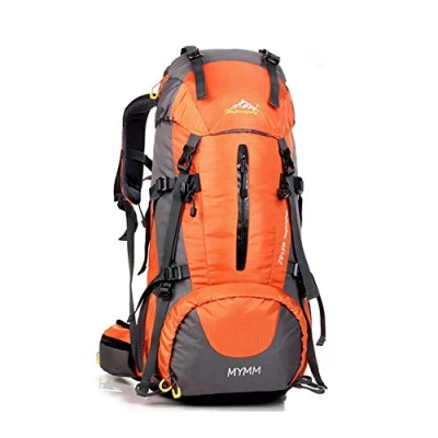 Imagen de MYMM Mochila de 50L, Ideal para Deportes al Aire Libre, Senderismo, Trekking, Camping Travel, Escalada. Bolso Impermeable del Alpinismo, Daypacks Que suben Recorrido(Naranja)