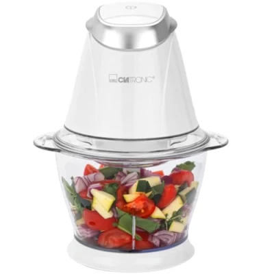 Imagen de Clatronic MZ 3579 Picadora Multiusos, función Pica Hielo, 250 W, 1 Liter, plástico, Blanco