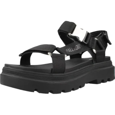 Imagen de Palladium Pallacruise Strap, Sandales Mujer, Negro, 37 EU
