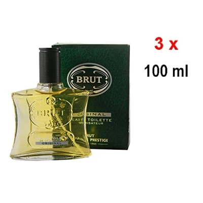 Imagen de Brut Eau de Toilette para hombre, original, 3 unidades (3 x 100 ml)