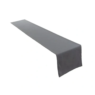 Imagen de Lemos Home Camino de Mesa algodón, colección Concepto, Color y tamaño a Elegir (Camino 40 x 180 cm, Gris basalto)