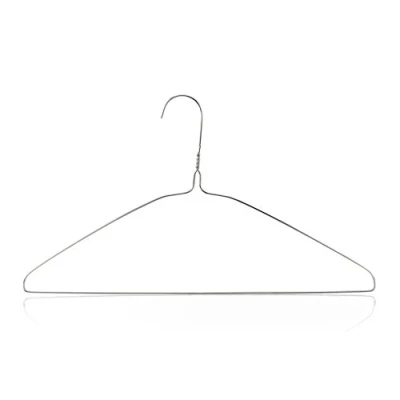 Imagen de Hangerworld 10 Perchas de Metal galvanizadas con Barra para Pantalones 41 cm Ancho, Camisas, Blusas, Camisetas, suéteres, Pantalones, lavanderías y limpiezas, Fabricadas en Austria