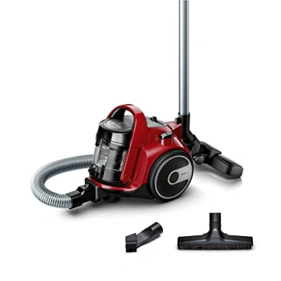 Imagen de Bosch Aspirador sin bolsa, Serie 2, 700 W, 1.5 litros, rojo y negro, BGC05AAA2