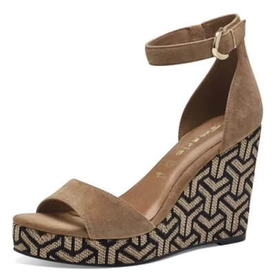 Imagen de Tamaris Sandalias con plataforma, Mujer, Talla: 40, Camel Zapatos