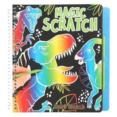 Imagen de Depesche Dino World Magic Scratch Book (0412732)