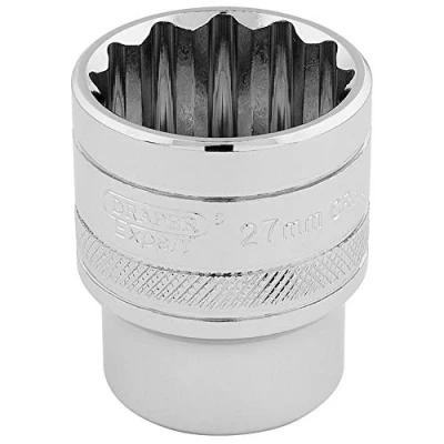Imagen de Draper 33442 1/2&quot; Square Drive 12 Point Socket, 27mm Size