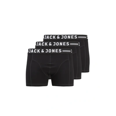 Imagen de Jack &amp; Jones Jacsense Trunks PLUS SIZE 3 PACK Culotte, Hombre, Talla: 7XL, Black