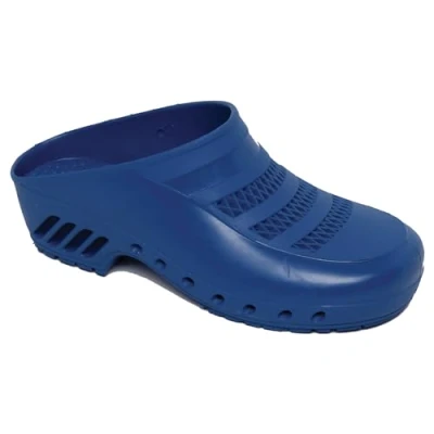 Imagen de Gima Zuecos Profesionales, Anatómicos, Unisex, Antideslizantes, Antiestáticos, Parte Superior Perforada, Suela Color Azul, Talla EU 40, 1 Par