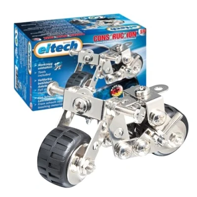 Imagen de Eitech C59 Metallbaukasten Juego de construcción para niños (C59), Multicolor, Moto