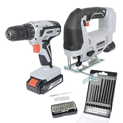 Imagen de Brüder Mannesmann Tools M17805 Cordless Combination Tool Set 20 Volt