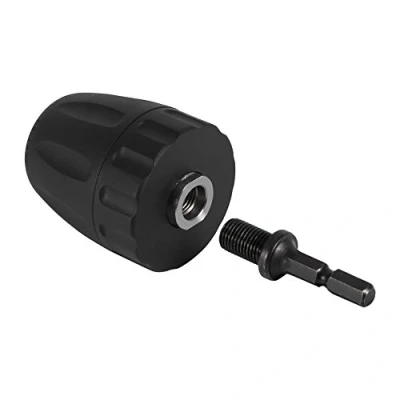 Imagen de Dewin uneo 3/8 24UNF Portabrocas de Broca sin Llave 0.8 10MM con Adaptador Varilla Hexagonal 1/4 &#039;&#039;