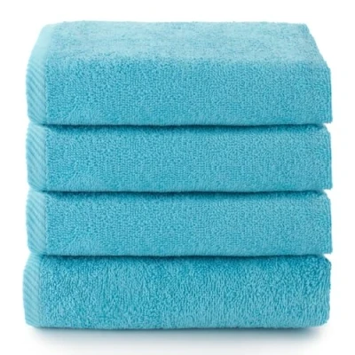 Imagen de Top Towel Plus Toallas baño 4 de Cara o Bidet 30x50 cms Algodon 100% Aguamar