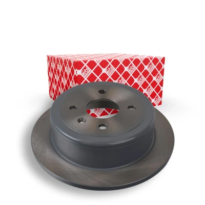 Imagen de FEBI BILSTEIN 23542 Disco de freno Eje trasero 258 10 4 100 macizo revestido DAEWOO: Nubira Hatchback, Familiar