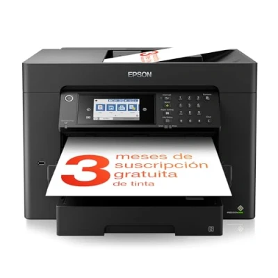 Imagen de Impresora multifunción Epson WorkForce WF 7840DTWF, PrecisionCore™, B/N, DURABrite™, Negro