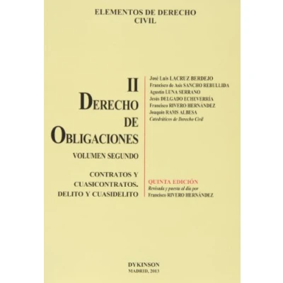 Imagen de Elementos de Derecho Civil. Tomo II. Obligaciones. Volumen 2. Contratos y Cuasicontratos (SIN COLECCION)
