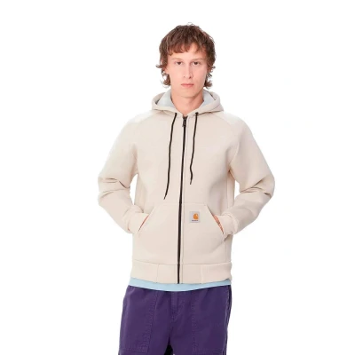 Imagen de Carhartt WIP Sudadera con cremallera Moonbeam grey, Hombre, Talla: Medium, grey