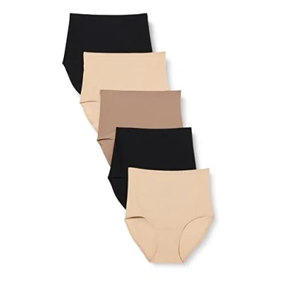 Imagen de Chantelle Softstretch 2647, Bragas Mujer, Multicolor (Beige/Brown/Black), Talla única