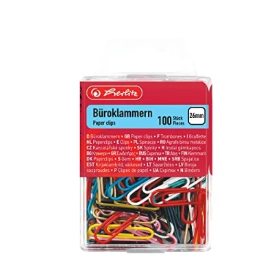 Imagen de Herlitz 08760811 sujetapapel sujetapapeles (Multicolor)