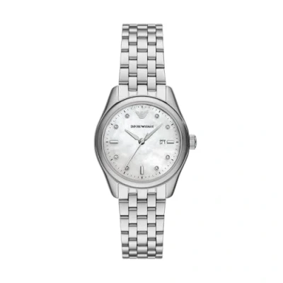 Imagen de Emporio Armani Reloj Analógico para Mujer de Cuarzo con Correa en Acero Inoxidable AR11614