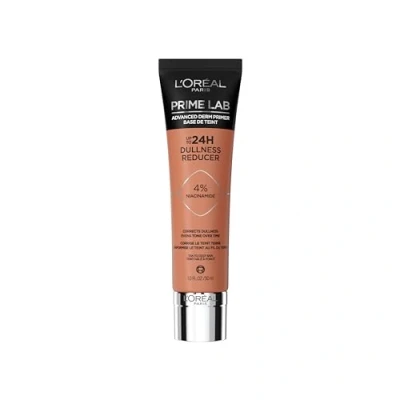 Imagen de L&#039;Oréal Paris Dullness Reducer Primer, Base para un maquillaje duradero, tez radiante instantánea, hasta 24 h de duración, Prime Lab Advanced Derm 30 ml