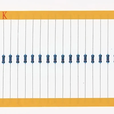 Imagen de HUABAN 200 Piezas 0.25 Watts 1/4W 10K Ohm 1% Resistencia de película metálica