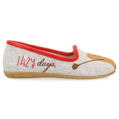 Imagen de HOT POTATOES BISTRA, Pantuflas Mujer, Gris, 36 EU