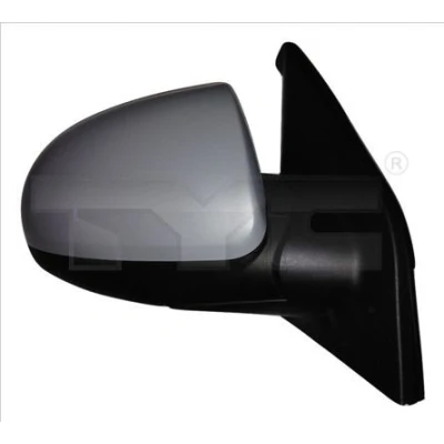 Imagen de Espejo retrovisor Tyc 317 0044 izquierda imprimado para ajuste elect. espejo, convexo, calefactable KIA: Picanto I