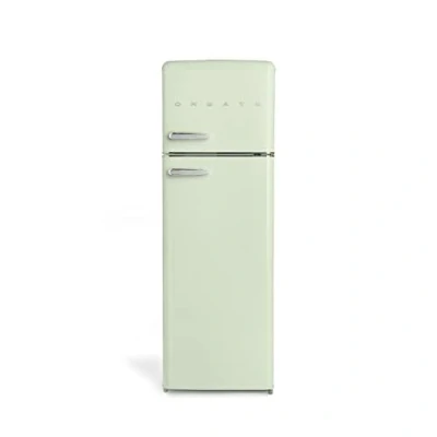 Imagen de CREATE / FRIDGE STYLANCE TOP/Frigorífico Combi Verde pastel/Diseño y estilo Retro Vintage, 246L, Congelador, 3 estantes