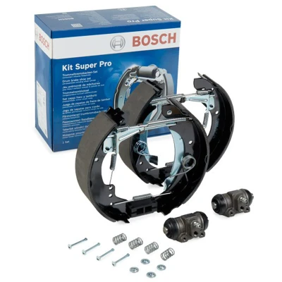 Imagen de BOSCH 0 204 114 538 Kit frenos, disco de tambor con accesorios, cilindro freno rueda PEUGEOT: Boxer Furgón norauto, oscaro, mister auto