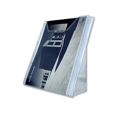 Imagen de Durable 857819 Dispensador de folletos Combiboxx A4, 1 compartimento, para aplicación mesa y pared, transparente