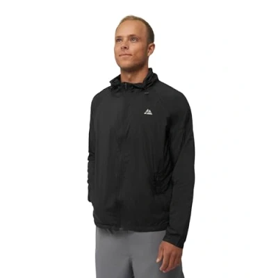 Imagen de DANISH ENDURANCE Cortavientos Para Hombre, Chaqueta Deportiva con Capucha Ajustable, Puños Elásticos, Negro, L