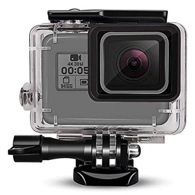 Imagen de FitStill Carcasa Impermeable para Go Pro Hero 2018/7/6/5 Black, Protectora de Buceo Submarino 60 m con Accesorios Soporte cámara acción Hero7 Hero6 Hero5