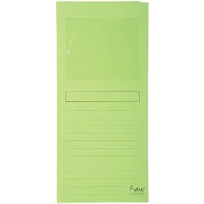 Imagen de Exacompta 50107E Paquete de 100 carpetas con ventana A4, verde