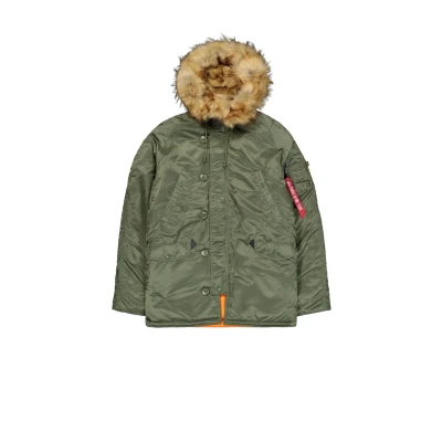Imagen de Alpha Industries Abrigo de invierno, Hombre, Talla: Small, Sage green