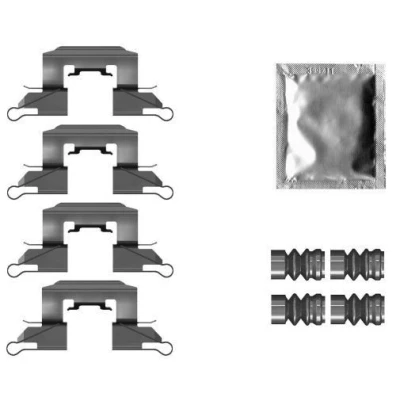 Imagen de TEXTAR 82559100 Kit de accesorios, pastillas frenos