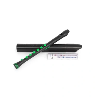 Imagen de Nuvo N320RDBGN Grabadora con borde verde, color negro