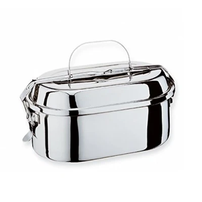Imagen de Ilsa Fiambrera Recta INOX, 16 cm, Plateado, Centimeters