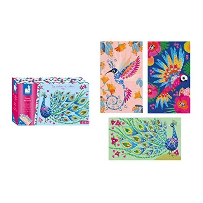Imagen de Janod from 7 Years Old Creative Kit Strass Bel Oiseau Les Ateliers du Calme Leisure Dexterity and Concentration J07810