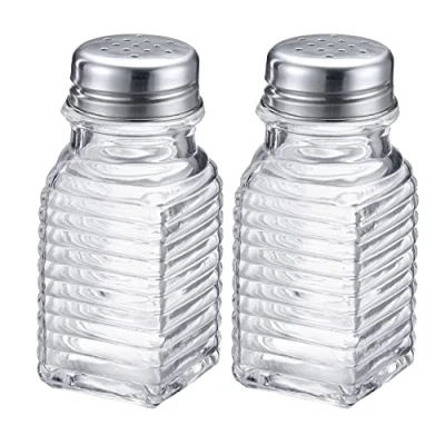 Imagen de Westmark Esparcidor universal, 2 piezas, perforado universal en la tapa, capacidad: 75 ml, acero inoxidable/cristal, Porto, transparente/plata, 63172270