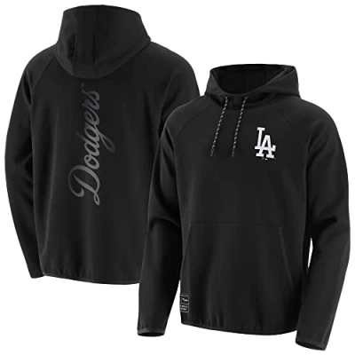 Imagen de Fanatics Sudadera con capucha para hombre NFL MLB Mono, Dodgers (negro), L