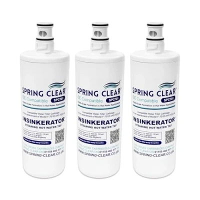 Imagen de Springclear Cartucho compatible de filtro agua repuesto para Insinkerator F 701R. 3 unidades.