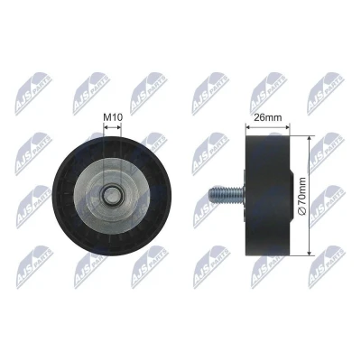 Imagen de Rodillo guía/desviación, correa trapecial NTY RNK BM 036