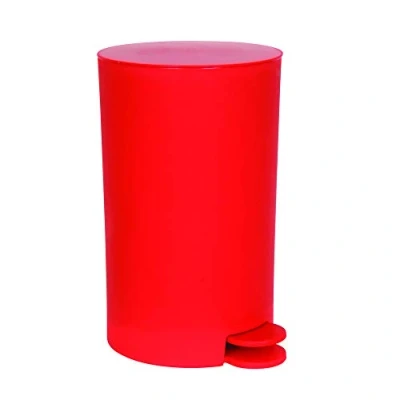 Imagen de MSV Cubo de Basura con Pedal Osaki 3 l, Color Rojo, litros