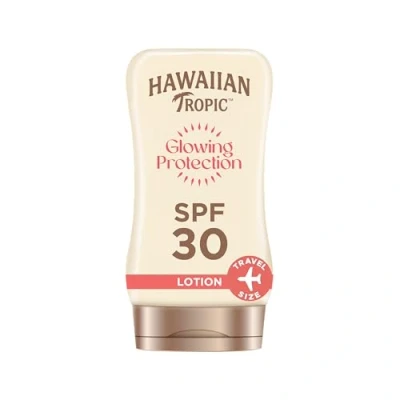 Imagen de Hawaiian Tropic Satin Protection MINI Ultra Radiance Loción Solar de Protección Alta SPF 30 , Protege y Suaviza la Piel Fragancia Frutas Tropicales Formato Viaje 100 ml