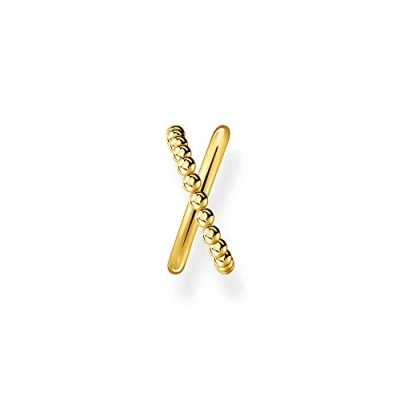 Imagen de THOMAS SABO Abrazadera de la oreja Single Bolas Doble Plata Ley 925 EC0023 001 21, Plateado