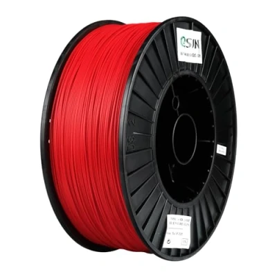 Imagen de eSUN Filamento PLA+ 1.75mm, Mejorado Tenacidad Impresora 3D PLA Plus, Precisión Dimensional +/ 0.03mm, 3KG Carrete (6.6 LBS) para de Impresión 3D, Rojo Oscuro