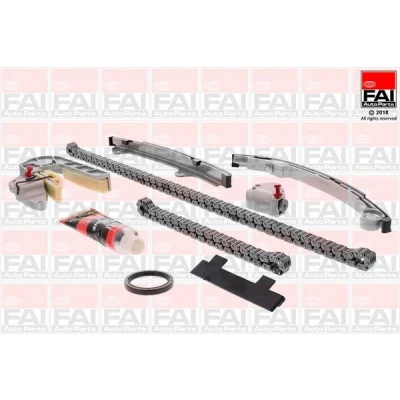 Imagen de FAI AutoParts TCK31WO Juego de Cadena distribución con juntas, sin ruedas dentadas Símplex, bajo ruido NISSAN: X Trail