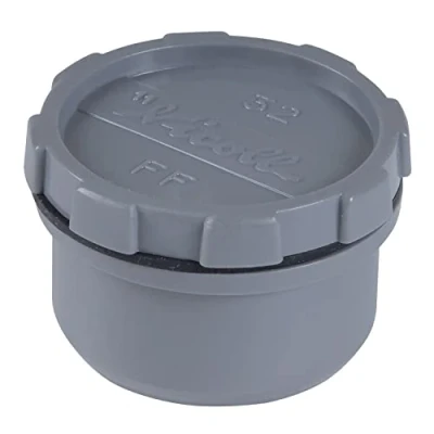 Imagen de cyclingcolors tapón de registro roscado pvc atornillado plástico tapa para pegar tuberías MANGA CONECTOR 50mm