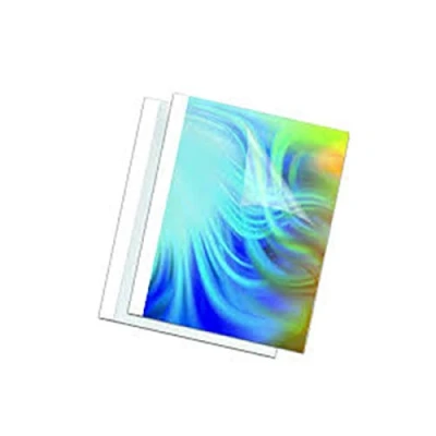Imagen de Fellowes Carpetas para encuadernación térmica estándar 8 mm, pack de 100, color blanco