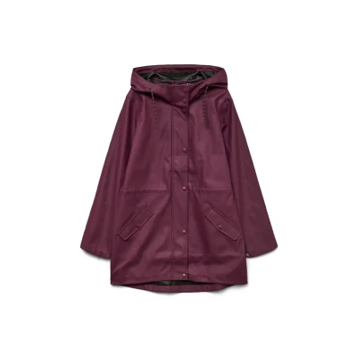 Imagen de Vero Moda Vmmalou Coated Jacket Parka, Mujer, Talla: Medium, Winetasting